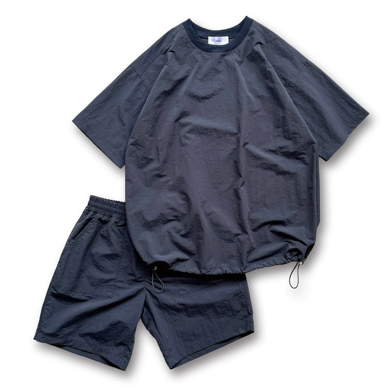 premium nylon setup / navy（プレミアムナイロンセットアップ