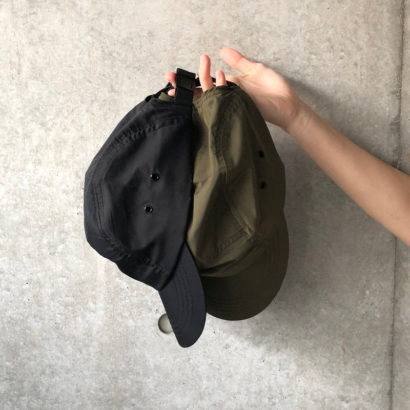 nylon jet cap / black（ナイロンジェットキャップ / ブラック