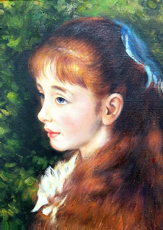 Nature & Art / イレーヌ・カーン・ダンヴェール嬢 *ルノワール模写