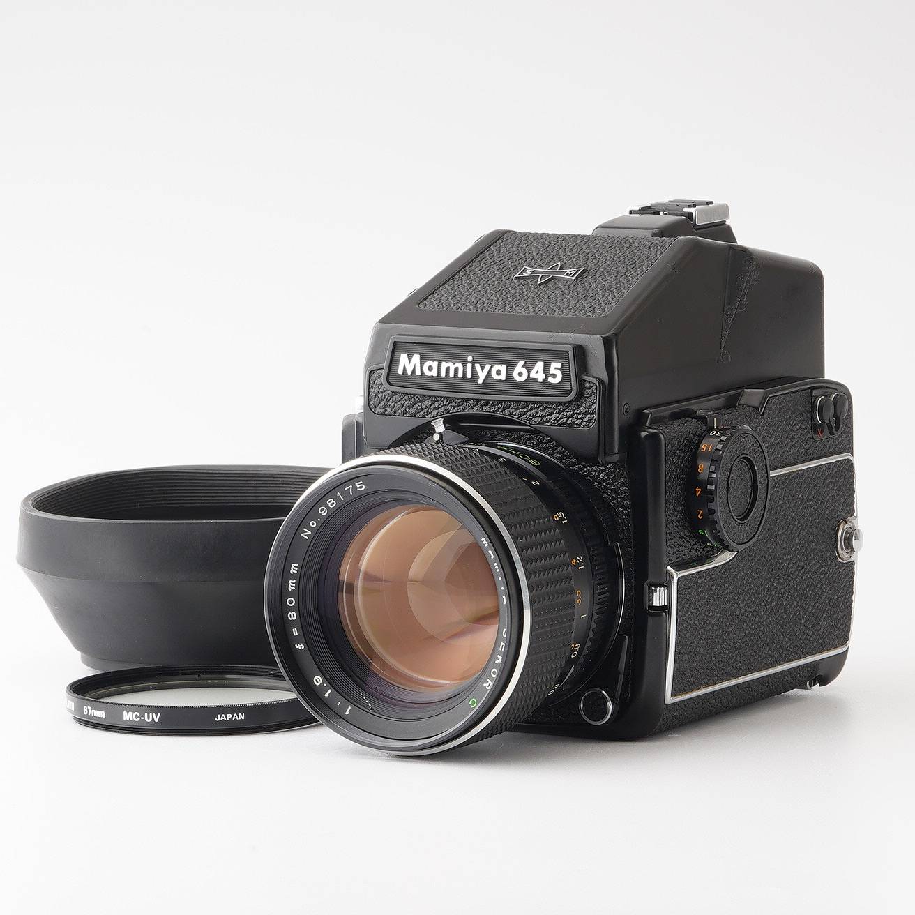 Mamiya MAMIYA M645 1000S SEKOR C 80mm F2.8 シャッター全速OK #103