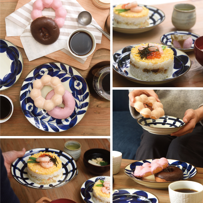 焦がし呉須｜6寸皿【natural69】公式オンラインショップ