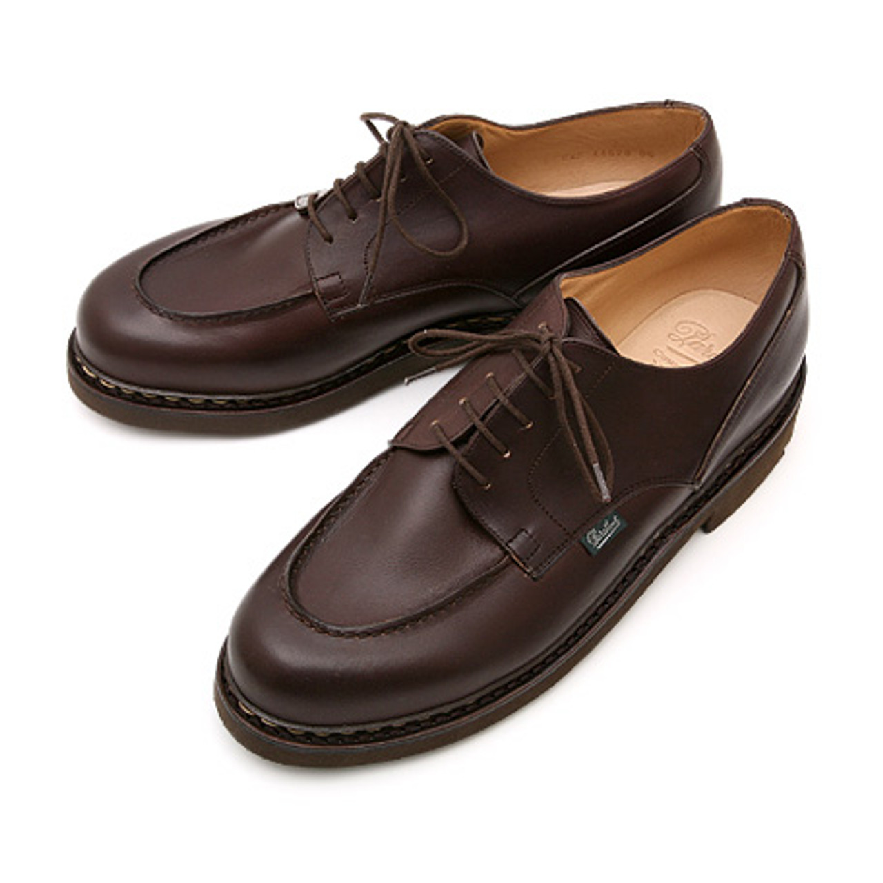 Paraboot Chambord (710707) Leather Lace Up Brown - Nates4Men.com
