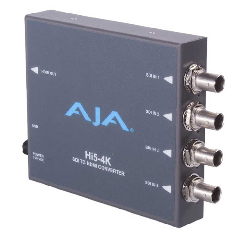 AJA (HI5-4k) SD/HD-SDI to HDMI Converter - Nationwide Video