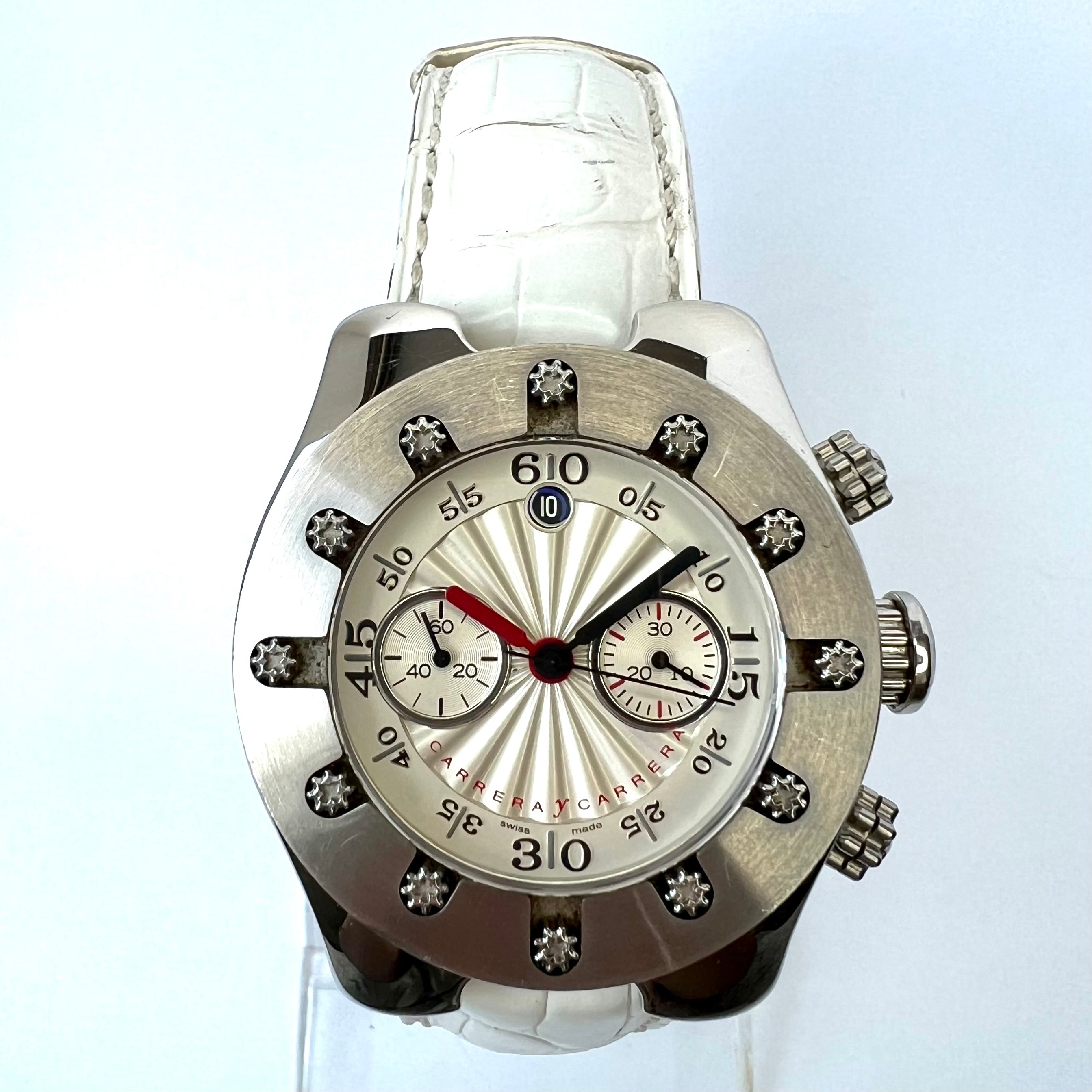 CARRERA Y CARRERA AVALON Chronograph 40mm Steel Watch | NATILUXIA