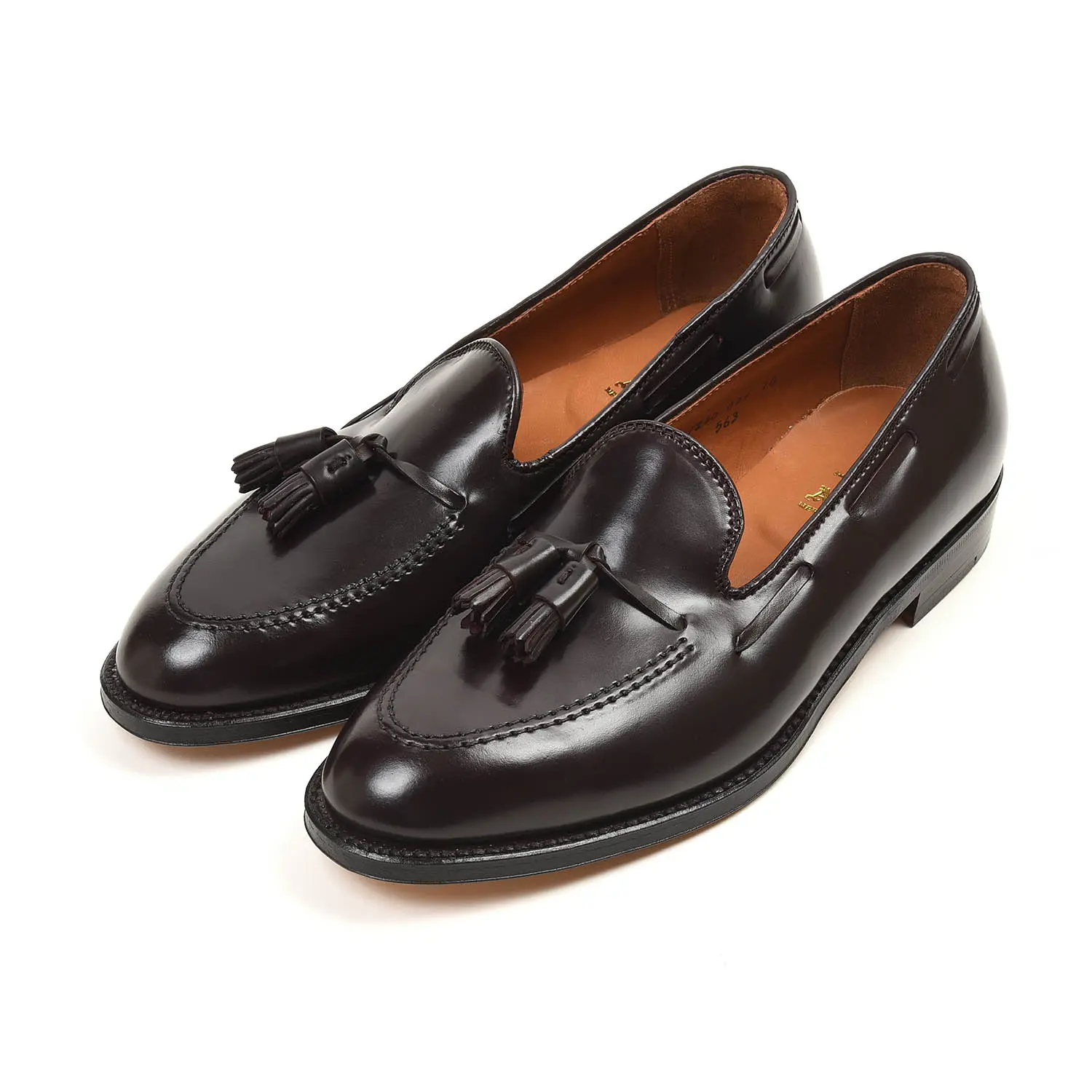 オールデン 563 Tassel Moccasin コードバン バーガンディー