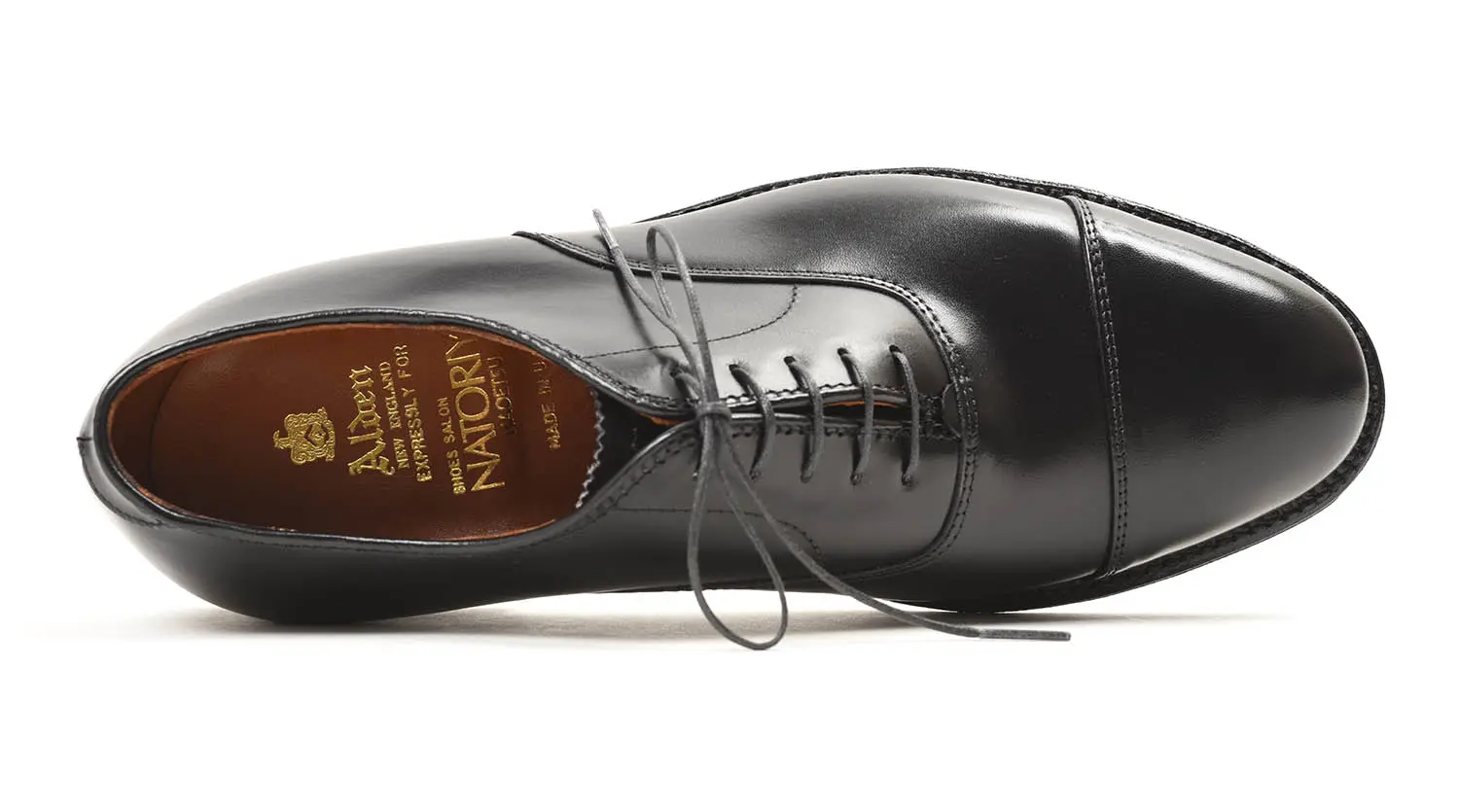 内羽根ストレートチップ】オールデン 907 HAMPTON CALF ブラック