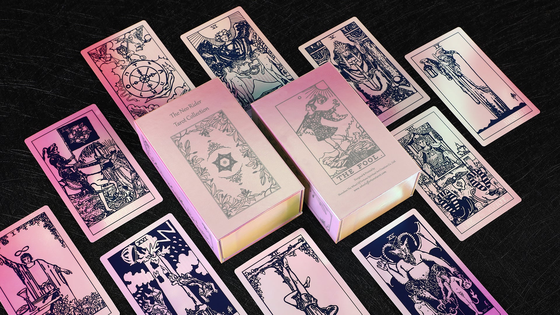 Neo Rider Tarot - The Iridescent Deck Inked – natsukitarot