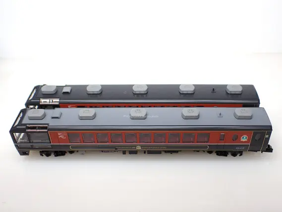 12系客車（ばんえつ物語・オコジョ展望車）が 入線です。（2025年版