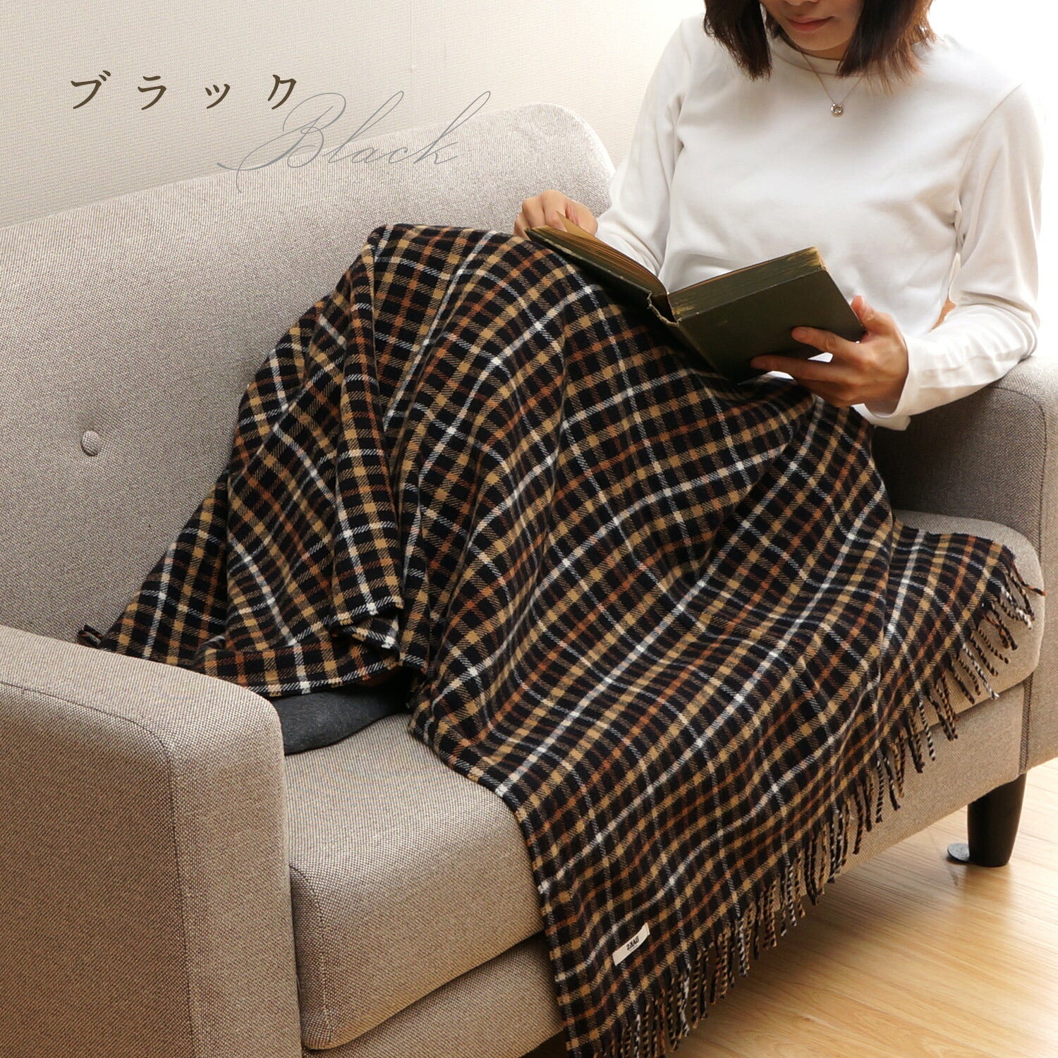 DAKS】 ダックス ウールひざ掛け 「ハウスチェック」（正規品