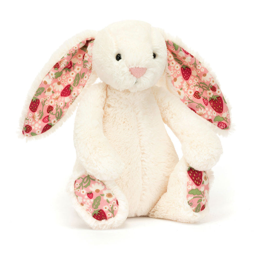 Blossom Cream Bunny 'Berry' Little Jellycat