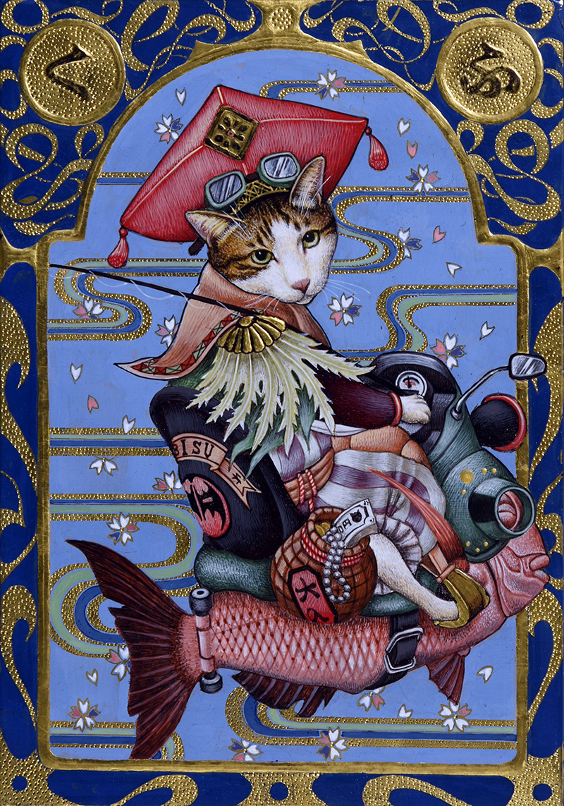 美術のなかの猫たち 古典絵画の超絶技巧で描く猫ルネサンス 高根沢晋也