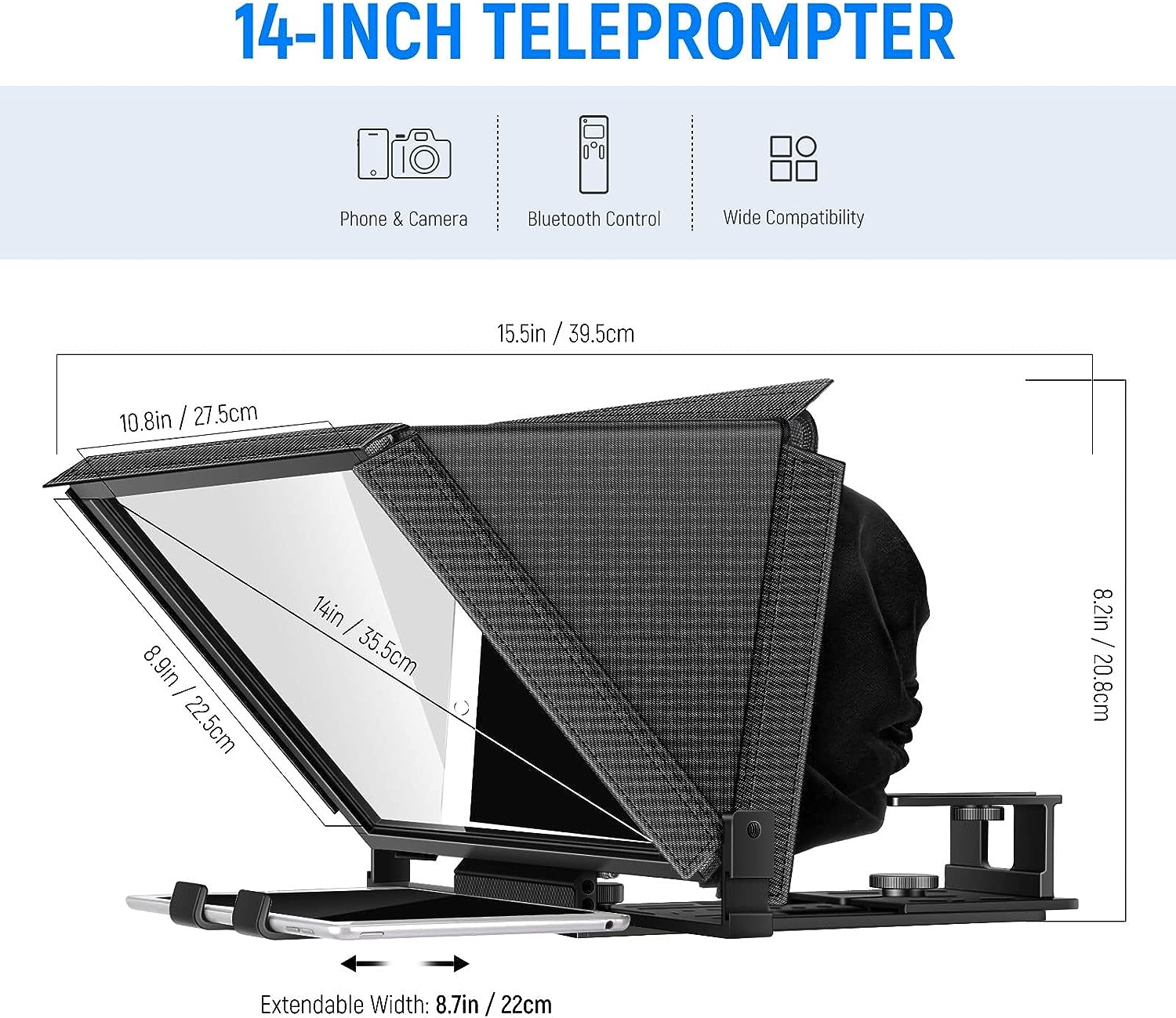 NEEWER X12 14インチ テレプロンプター – NEEWER.JP