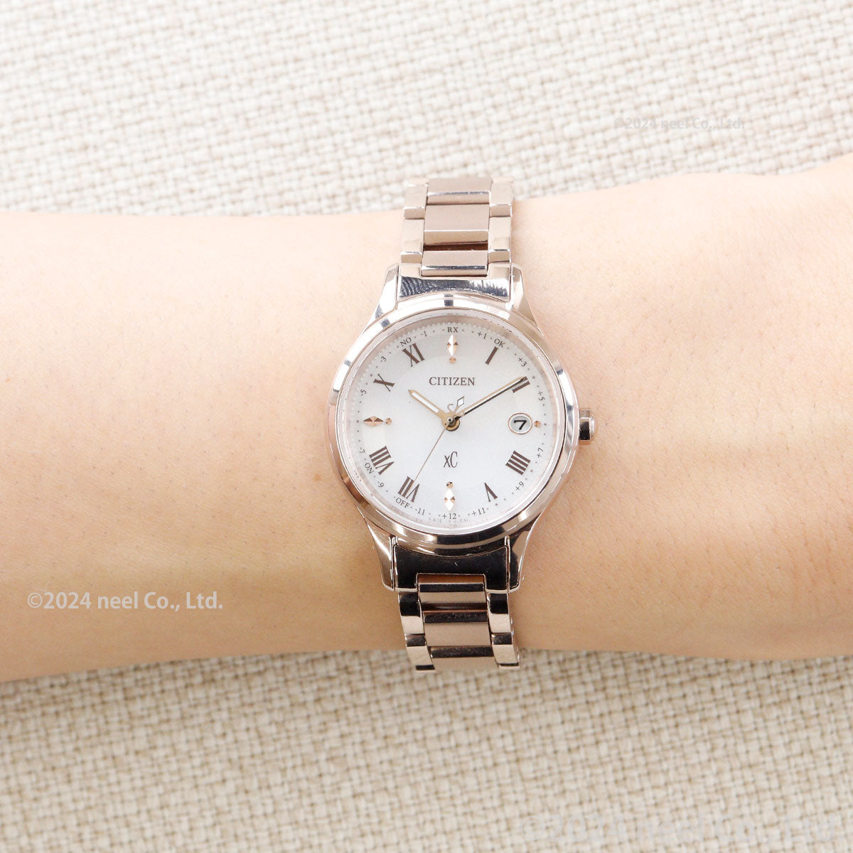 シチズン クロスシー エコドライブ 電波時計 xC ES9497-96A ティタニア