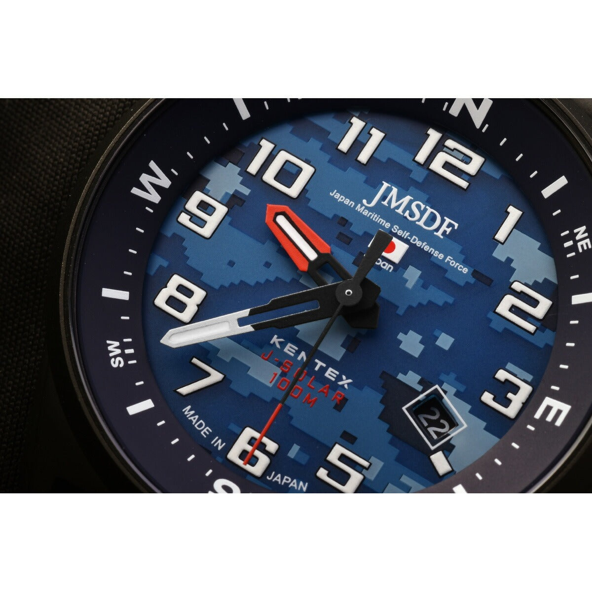 ケンテックス KENTEX 日本製 ソーラー 腕時計 メンズ JSDF コンバット