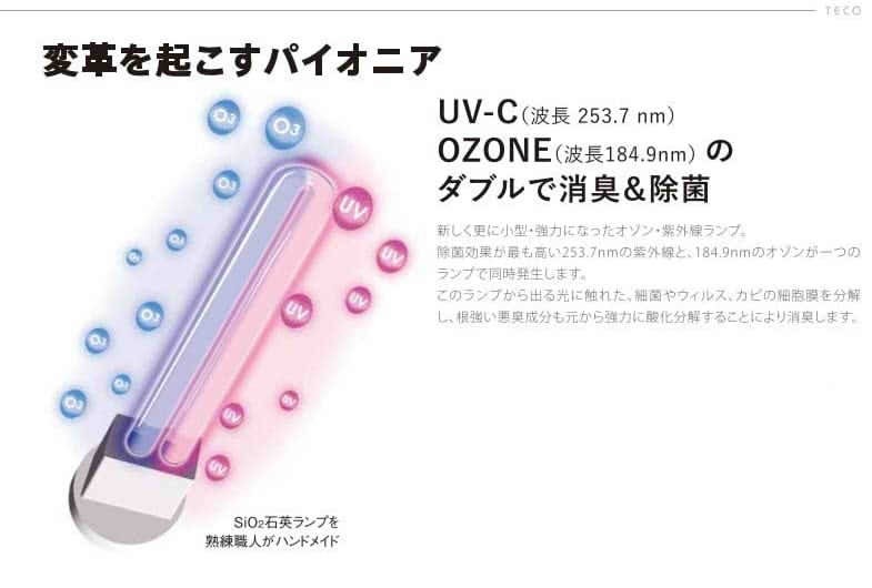 パワフルな消臭・除菌力の日本製オゾン発生器「タムラテコ Lyon」を