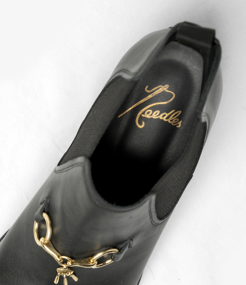 Tassel Bit Heeled Chelsea Boot – Black | Needles | Nepenthes London