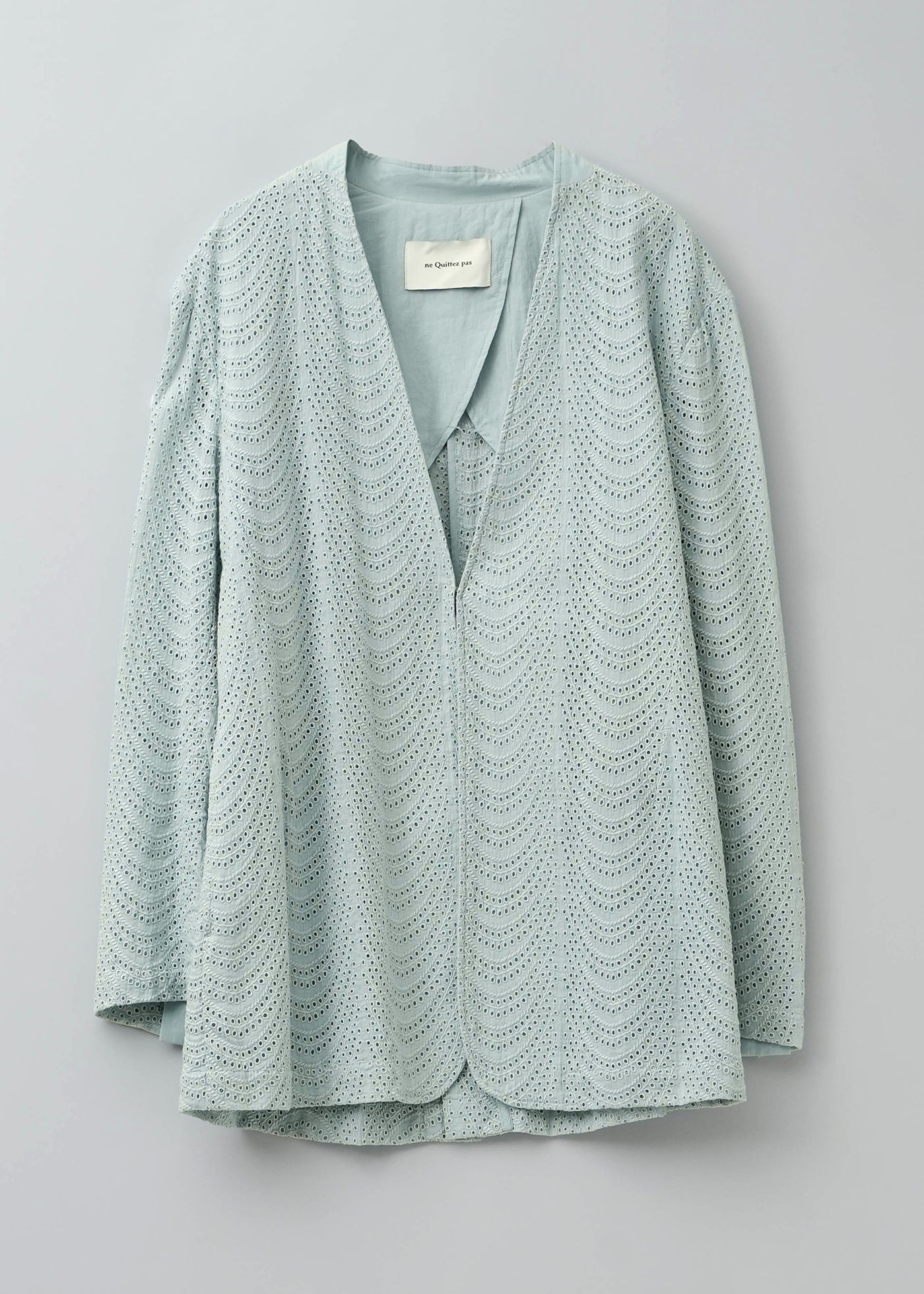 Cotton Voile Neem Cifre Embroidery Jacket | Pasand by ne Quittez