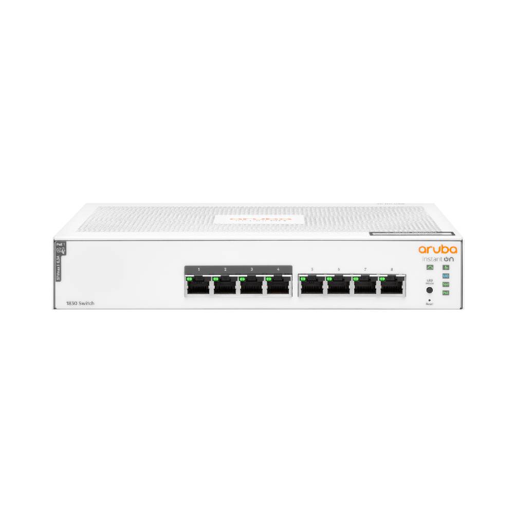 HPE Aruba Instant On 1830 8-Port Gigabit PoE+ Switch | JL811A