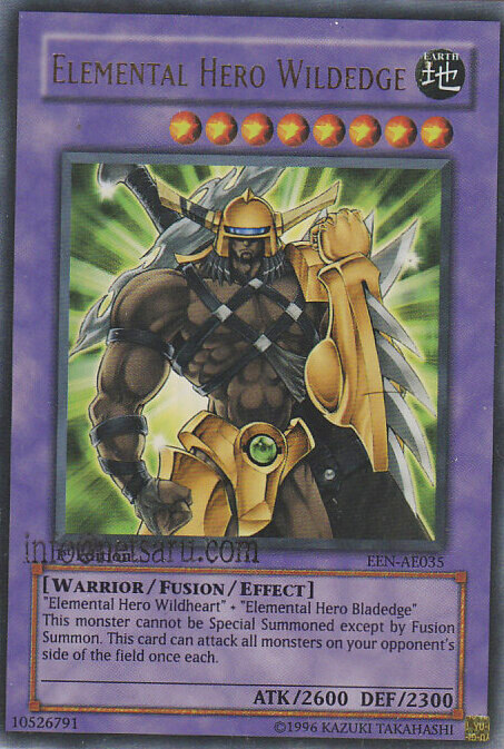 Elemental Hero Wildedge/E・HERO ワイルドジャギーマン - シングル