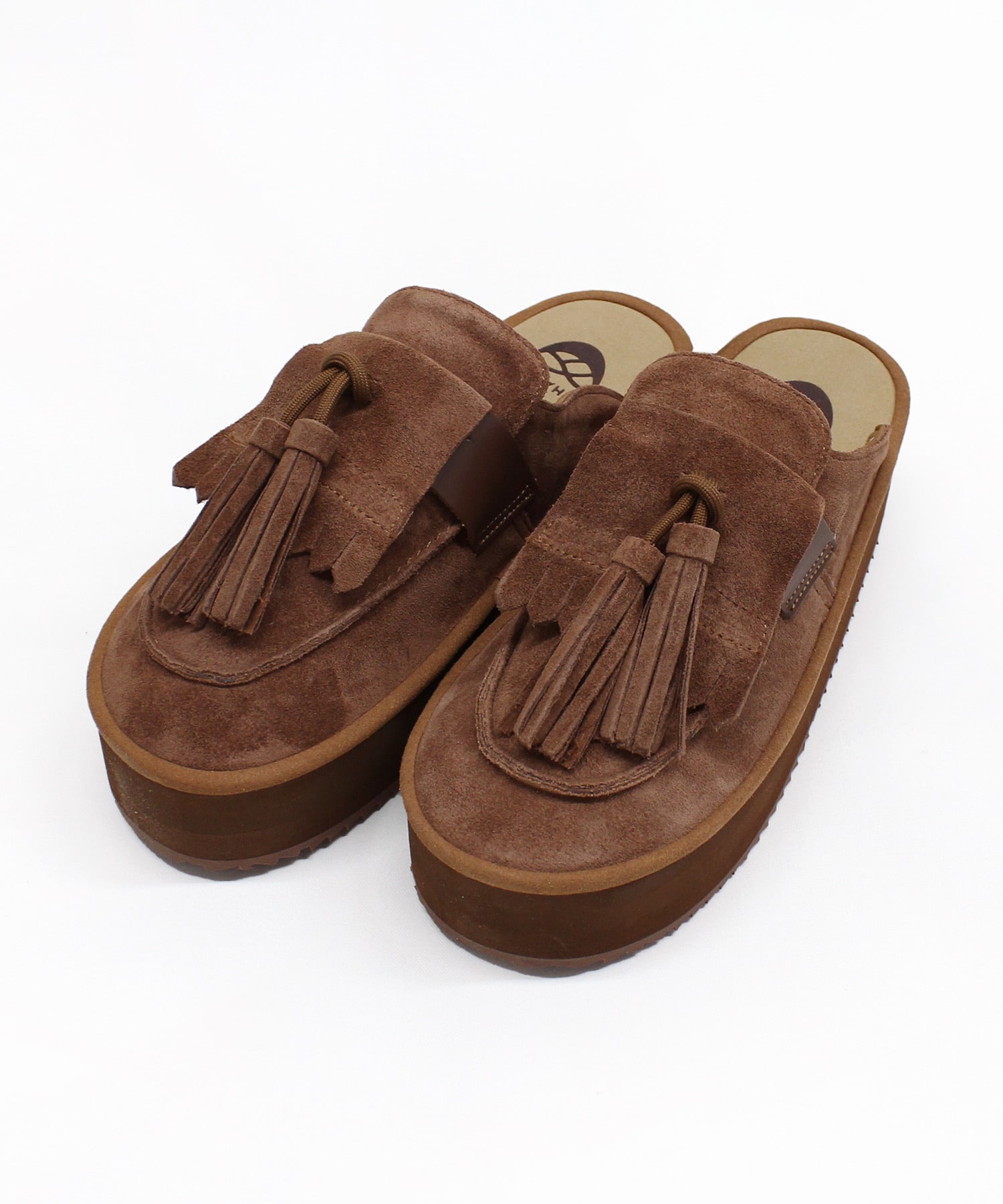 E5137 SHAKA TASSEL LOAFER MULE PLATFORM(S マロン): シューズ - RNA