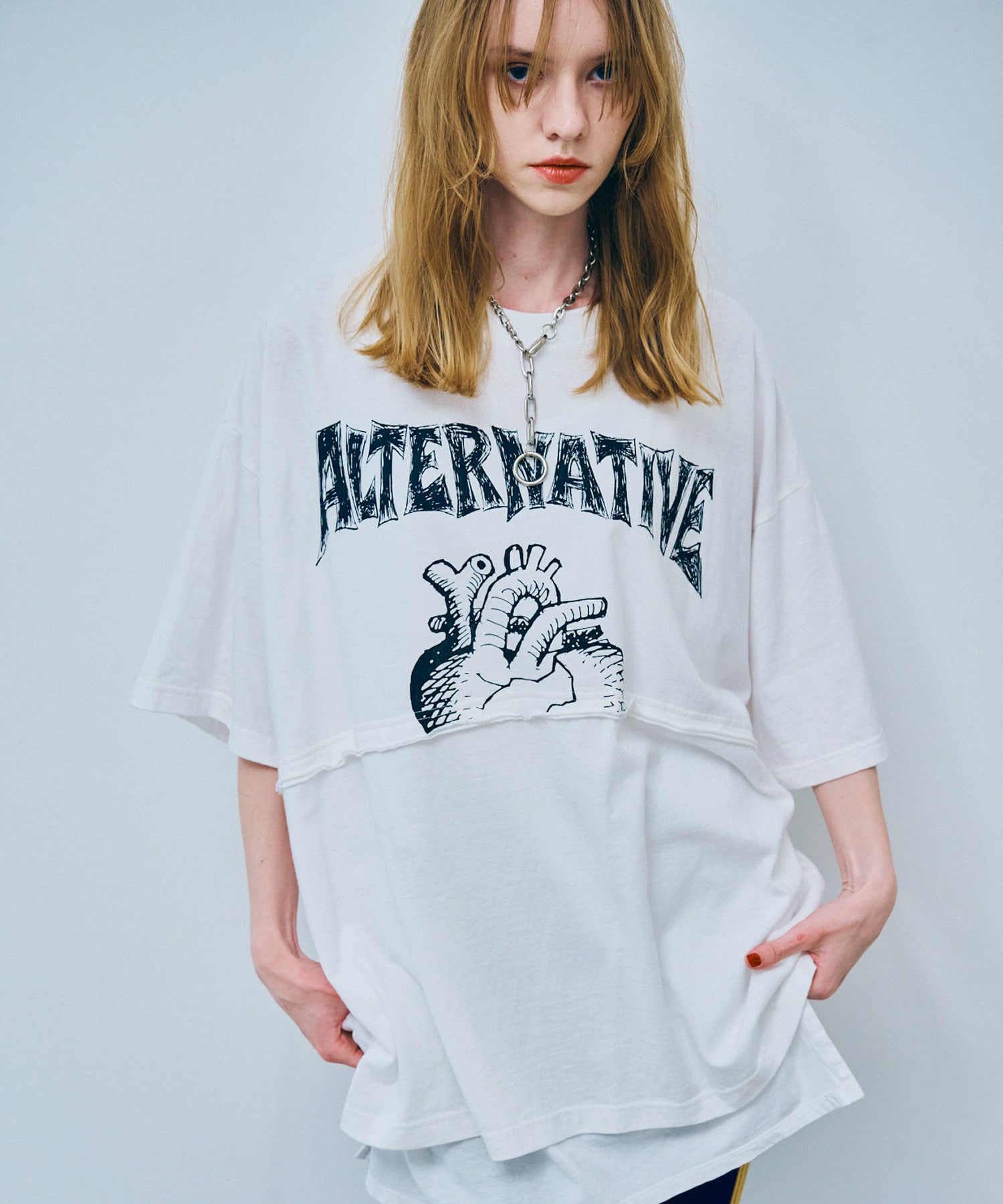 M2522 ドッキングBIG T(M ホワイト): トップス - RNA ONLINE STORE