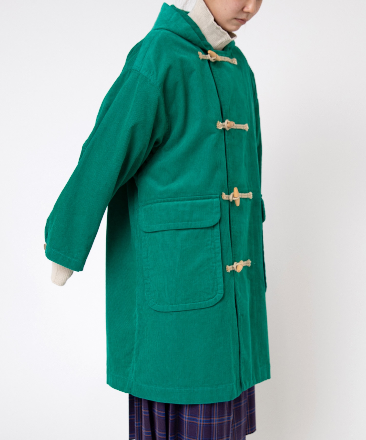 C0781 BIGダッフルコート(M グリーン): アウター - RNA ONLINE STORE