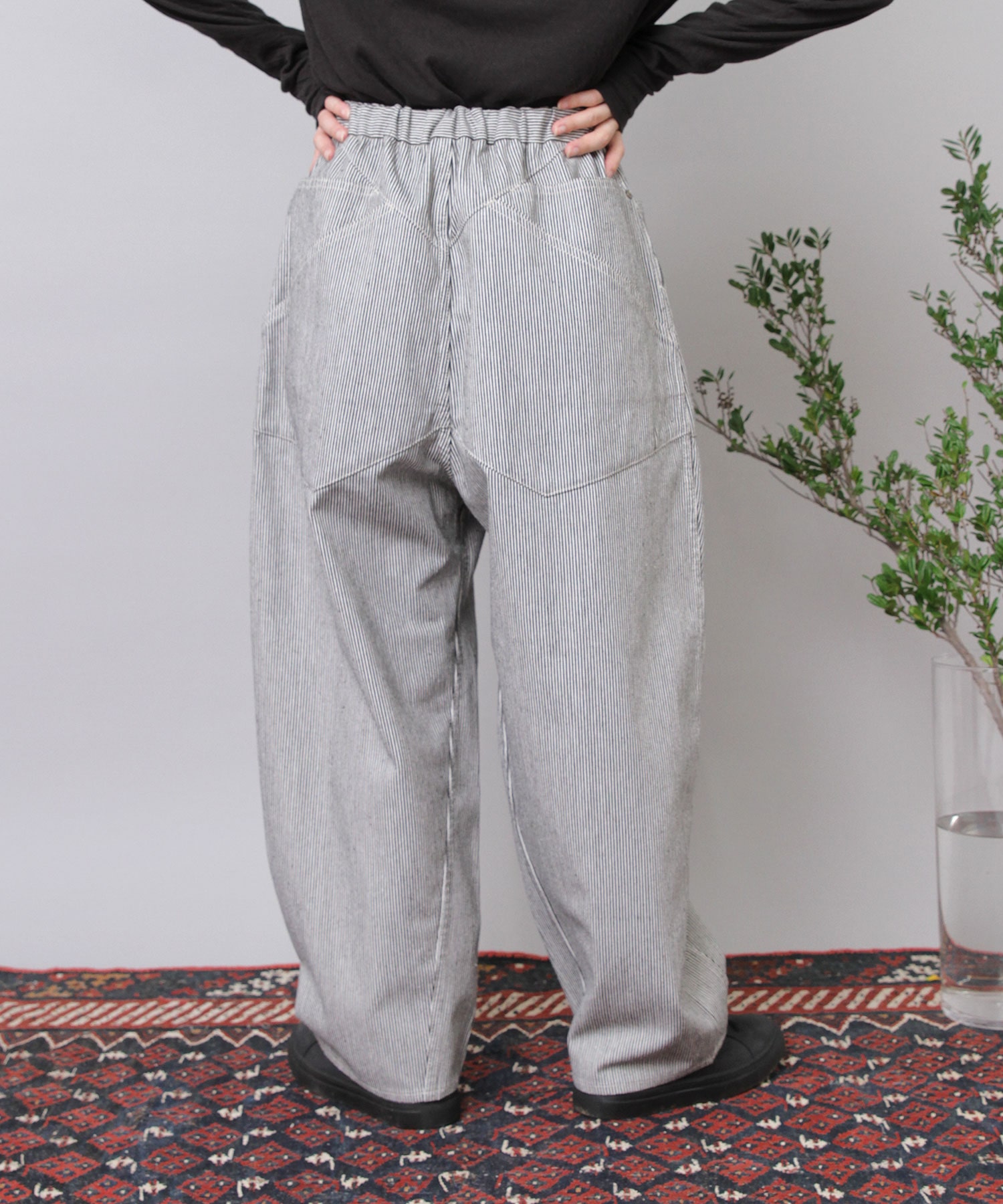 R4387 コックさんの8ポケットアトリエパンツ(F チャコール): パンツ