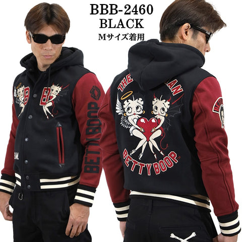 THE BRAVEMAN×BETTY BOOP ベティーブープ ボンディング スタジャン bbb