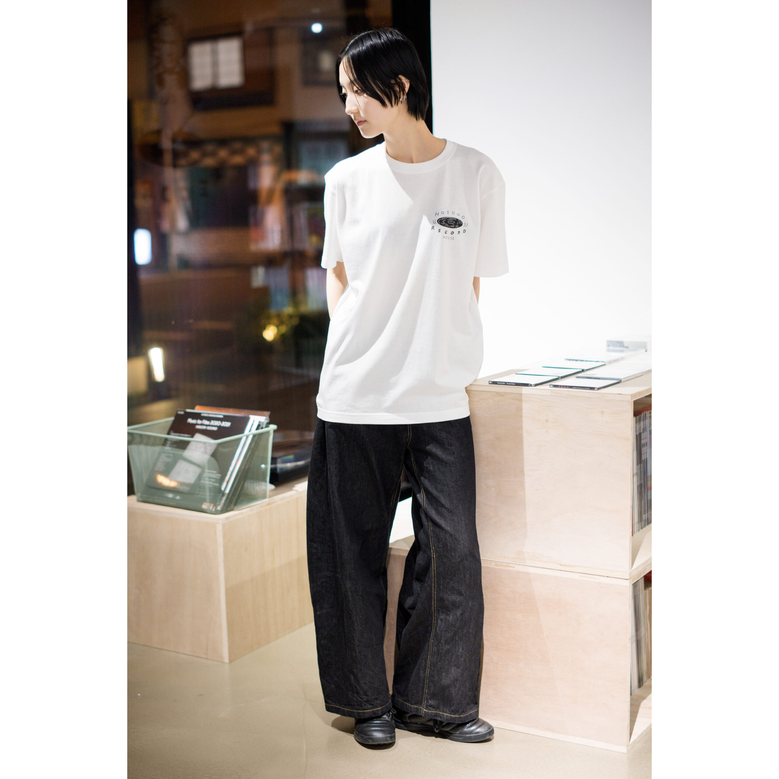 細野晴臣 - HOSONO RECORD HOUSE Tee [White] - New Gallery