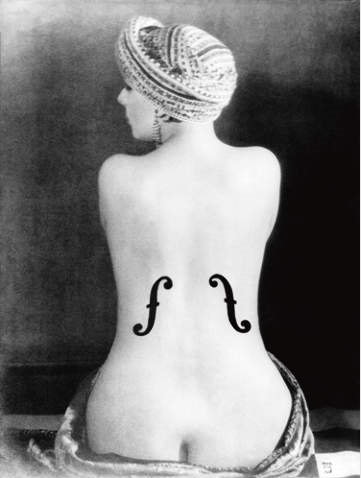 マン・レイ *アングルのバイオリン 1924