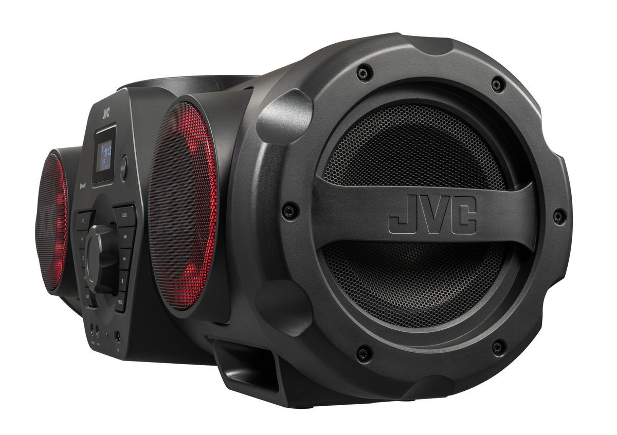 JVC、大口径16cmツインウーハーを搭載するパワードウーハーCDシステム