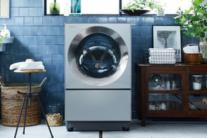 パナソニック、すっきりデザインのドラム式洗濯乾燥機「Cuble」に新色