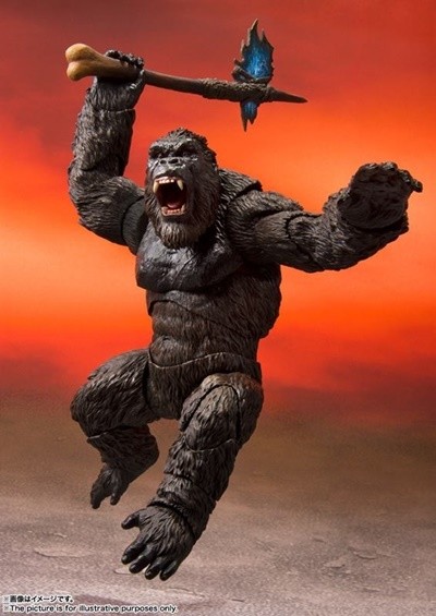 GODZILLA VS. KONG』のコングがS.H.MonsterArtsに登場、骨格から検証し