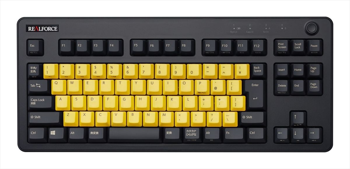 REALFORCE R3キーボードに8色の換装用カラーキーキャップが登場 | マイ
