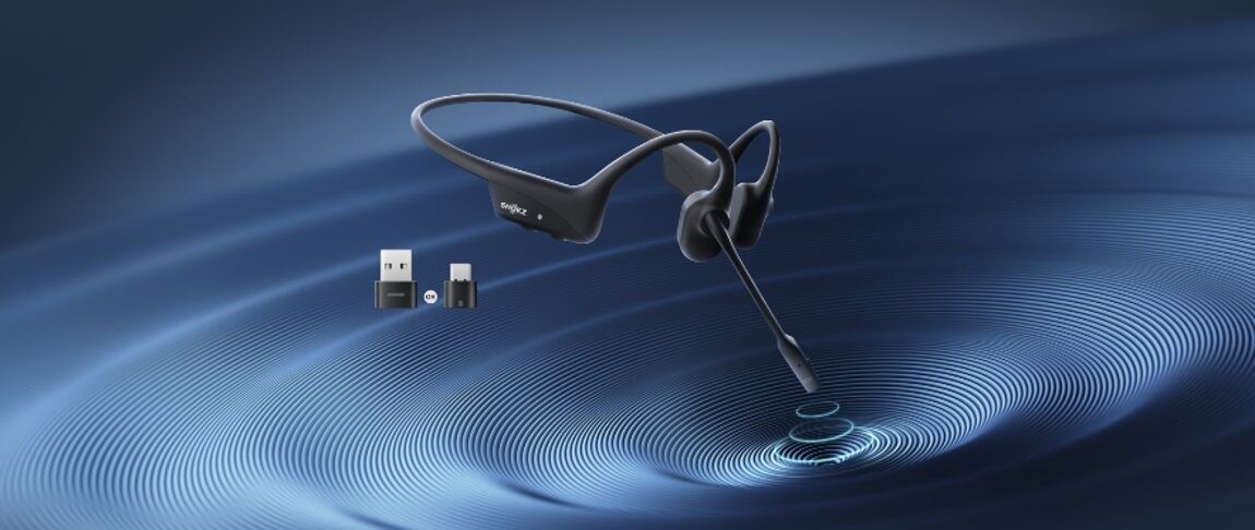Shokz、PCのオンライン会議に適した骨伝導ヘッドセット「OpenComm 2 UC