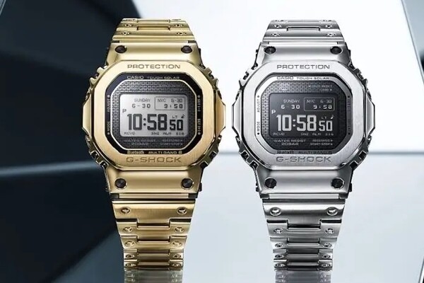 カシオ、フルメタルG-SHOCK「GMW-BZ5000」- MIP液晶搭載の3モデル