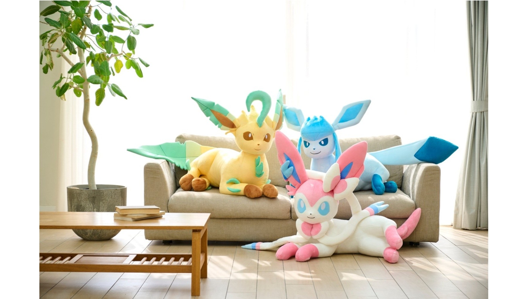 ぬいぐるみ Eevee Collection グレイシア リーフィア エーフィ