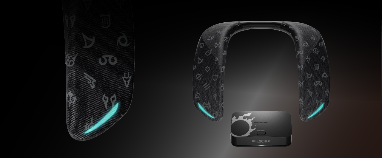 FF14』とPanasonicのコラボゲーミングネックスピーカー第2弾が発売決定