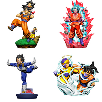 ドラゴンボール超』の伝説のシリーズが、ジオラマフィギュアで登場！