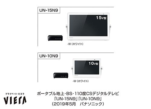 ポータブルテレビ「プライベート・ビエラ」UN-15N9／UN-10N9を発売