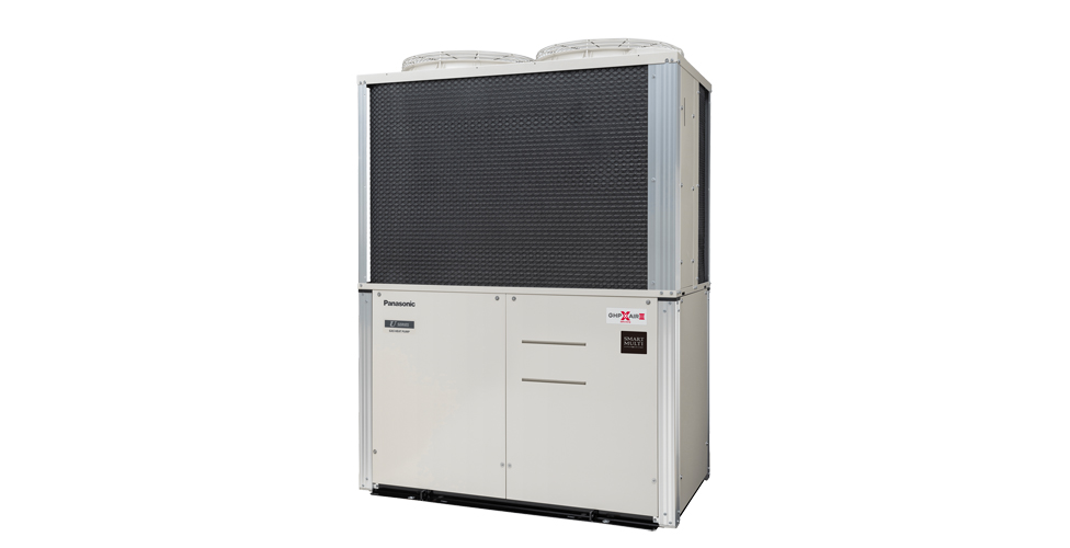 ガスと電気を組合わせた「一体型ハイブリッド空調 スマートマルチ」を