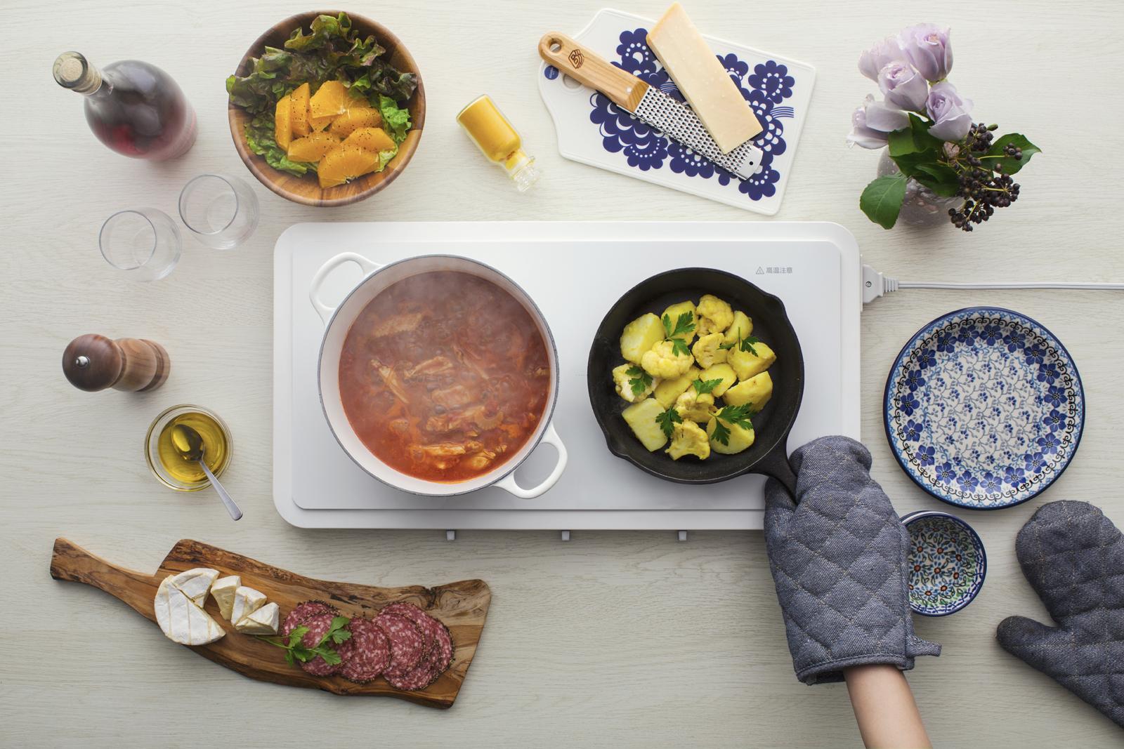 IHデイリーホットプレート（IH調理器） KZ-CX1を発売 | 個人向け商品