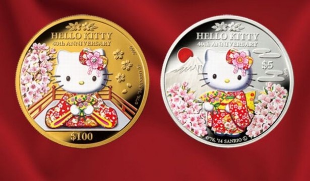 桜×ハローキティ！美麗な記念金貨＆銀貨が登場｜ウォーカープラス