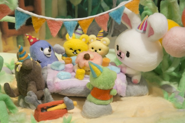 画像12 / 20＞コンドウアキが描く「うさぎのモフィ10th展」有楽町