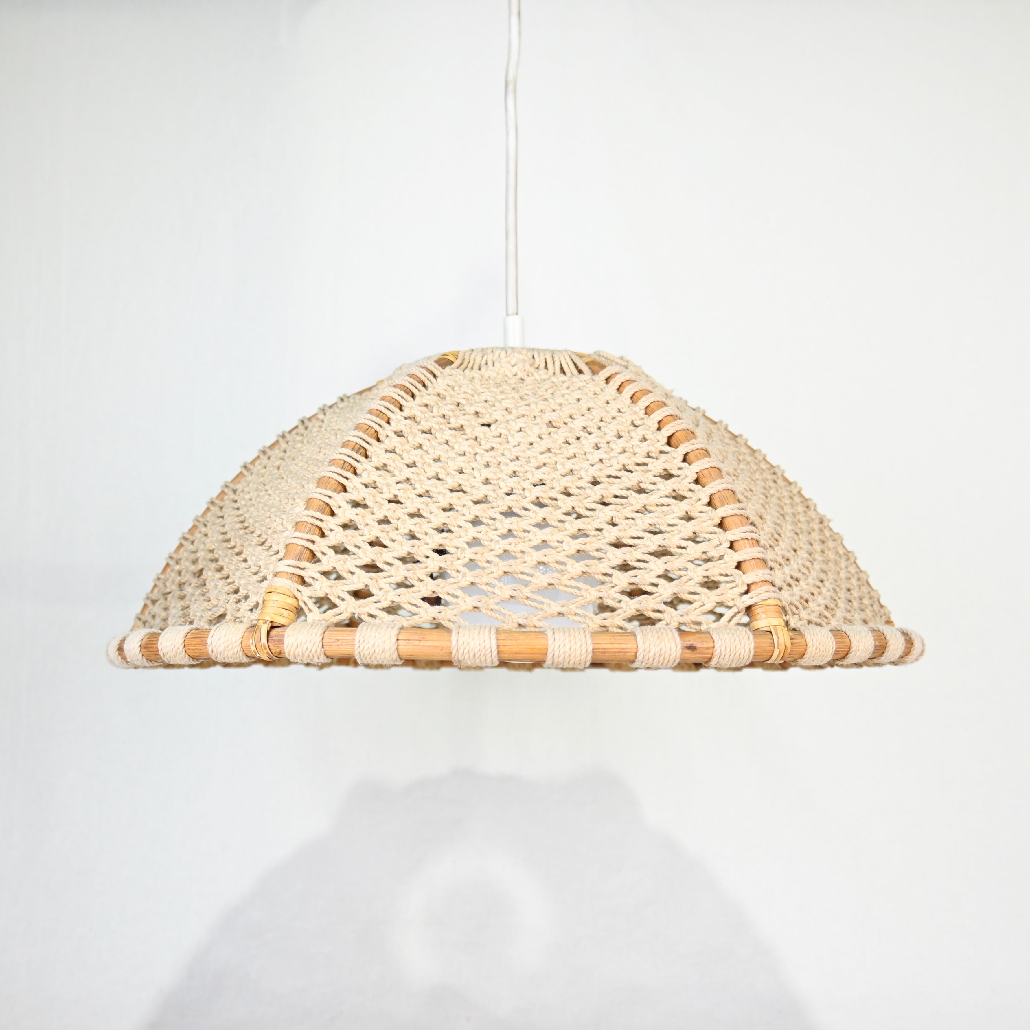 70'S 民藝 ヤマギワ 竹 ペンダントライト セット ジャパニーズモダン