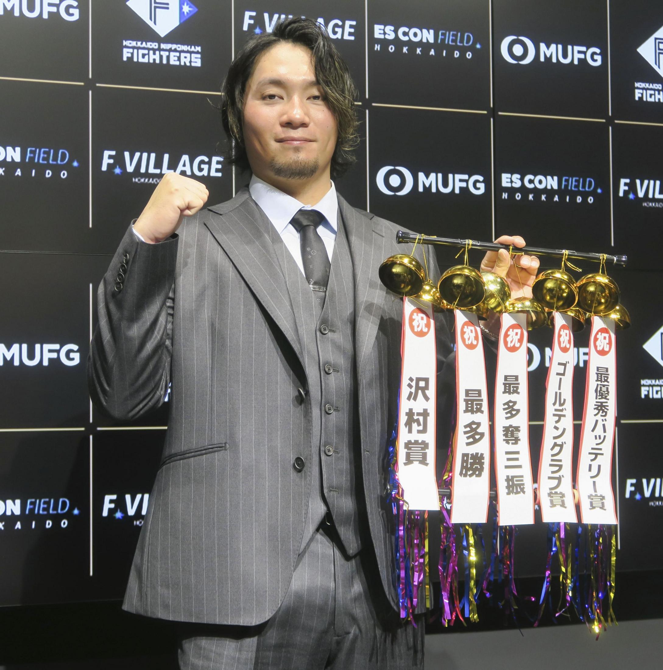 沢村賞の伊藤、3.4億円で更改 日本ハム、8勝の達は4倍増（共同通信