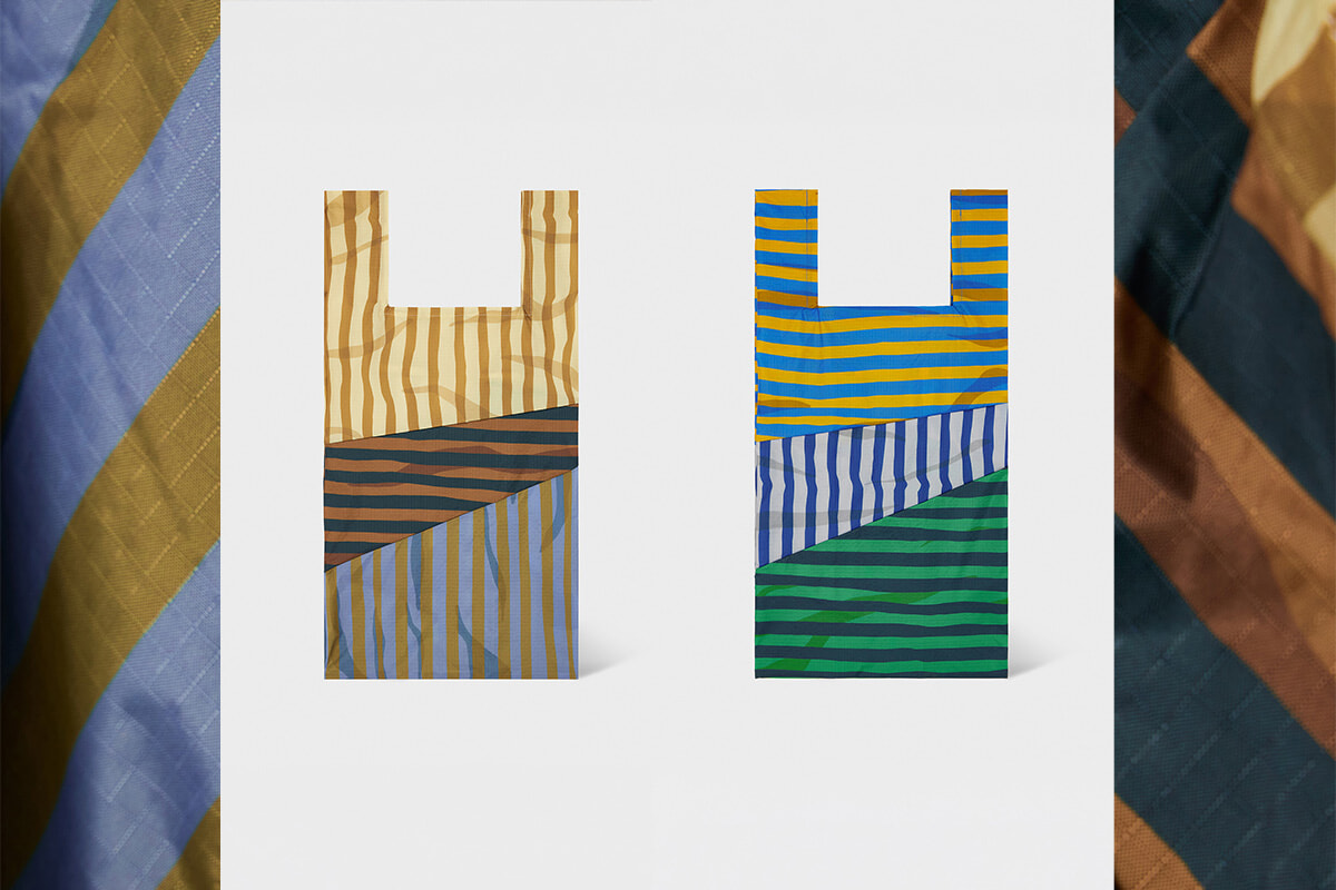 ポール・スミス×スーザンベルのショッピングバッグが主役級の存在感