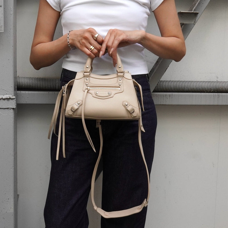 バレンシアガ ネオクラシックシティ ミニ レザー 2way ハンドバッグ