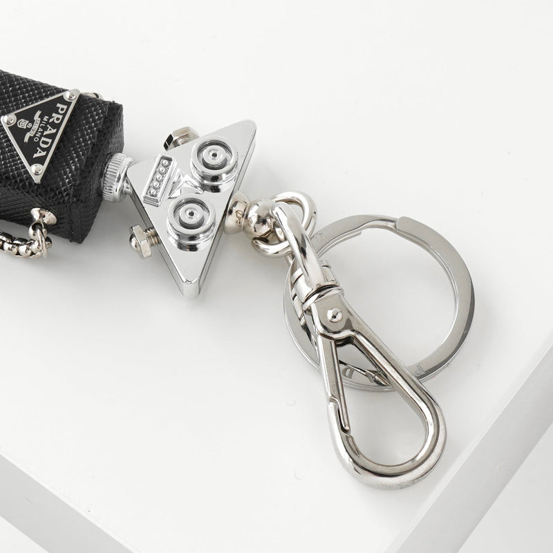 プラダ ロボット キーホルダー キーリング チャーム 三角プレート