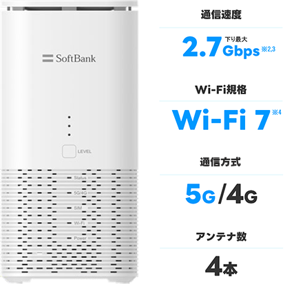 SoftBank Air ターミナル仕様｜ソフトバンクエアー（SoftBank Air） お